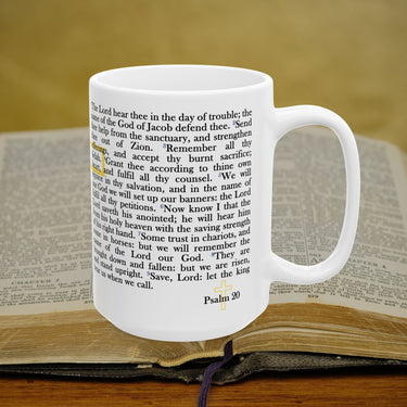 Psalm 20 Full Text - 15oz Coffee Mug